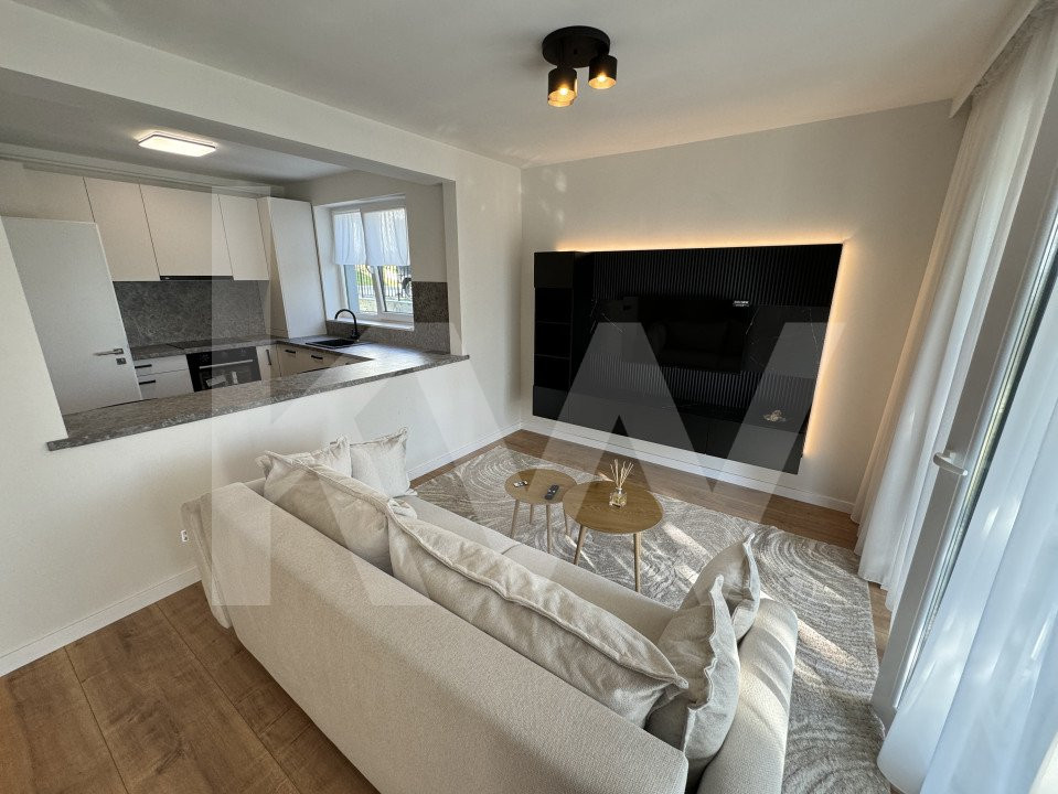Apartament 2 camere - cartier luxos - MOBILAT UTILAT