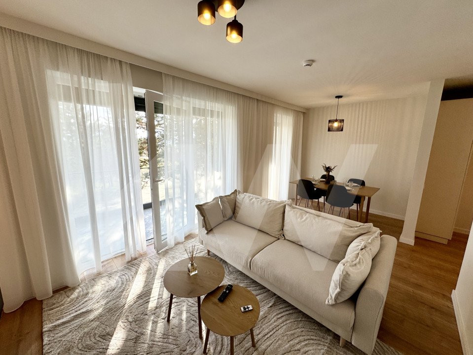 Apartament 2 camere - cartier luxos - MOBILAT UTILAT