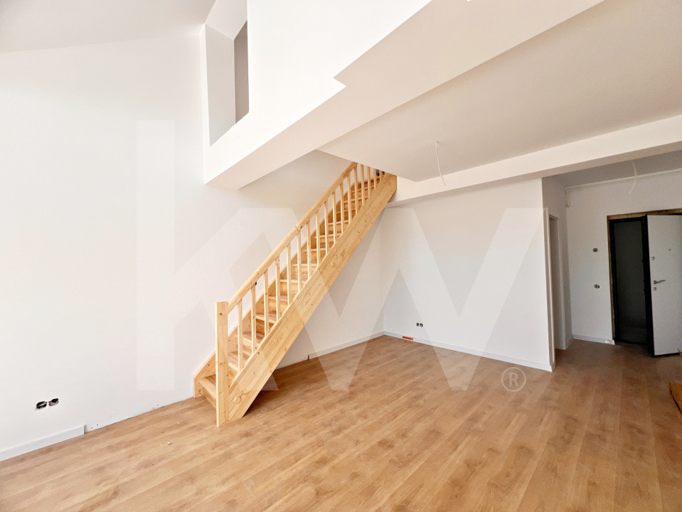 Apart. cu 2 cam. pe două nivele, cu logie. Vilă design modern în Cristian-Sibiu 