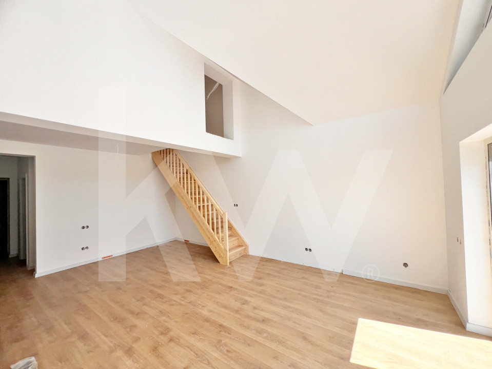 Apart. cu 2 cam. pe două nivele, cu logie. Vilă design modern în Cristian-Sibiu 