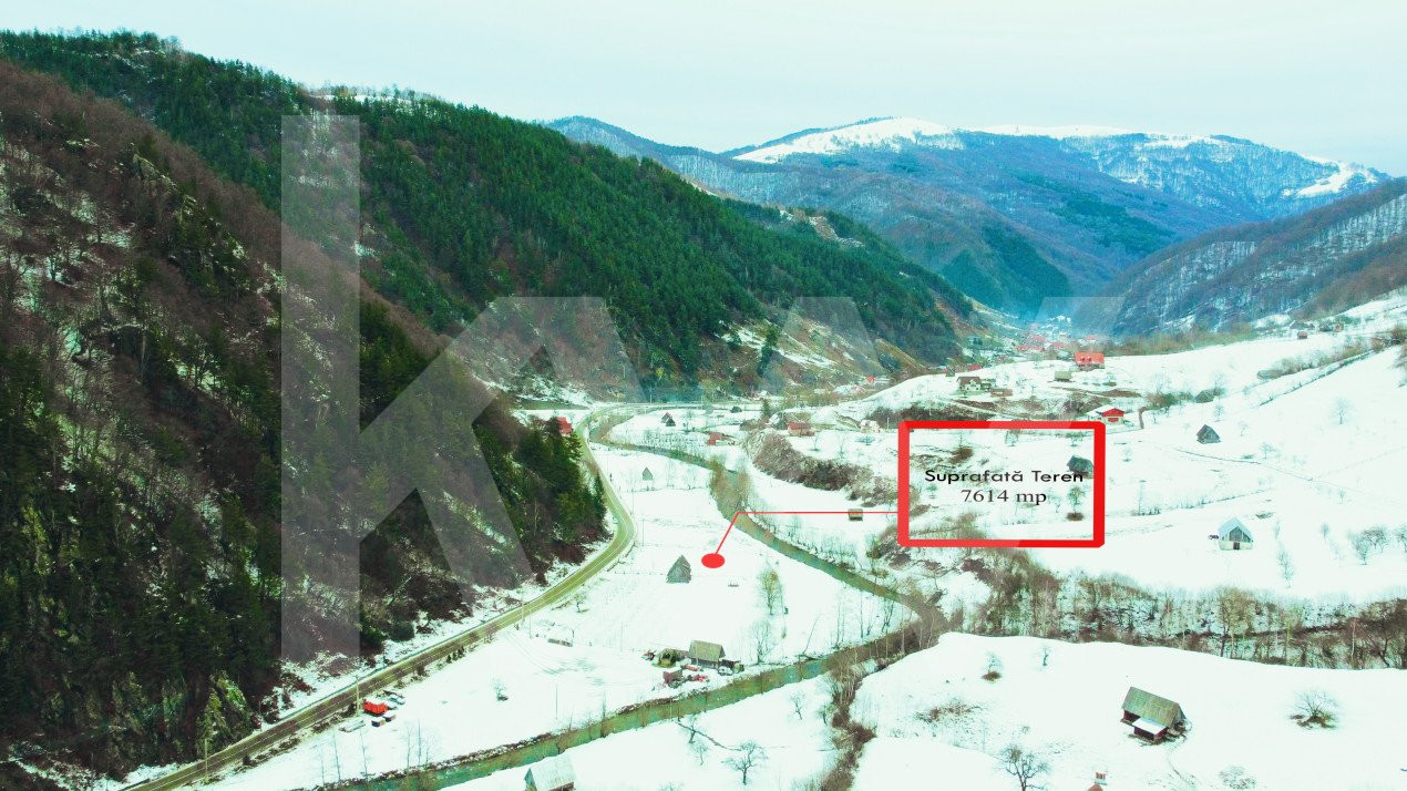  Teren  de vânzare cu Autorizație de Construcție  Aprobată - Râu Sadului