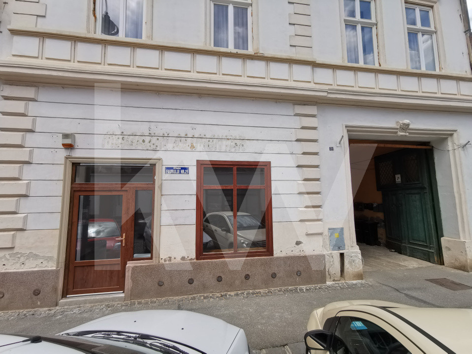 Spațiu comercial 85mp, stradal, ideal alimentatie publica, Centrul istoric-Sibiu