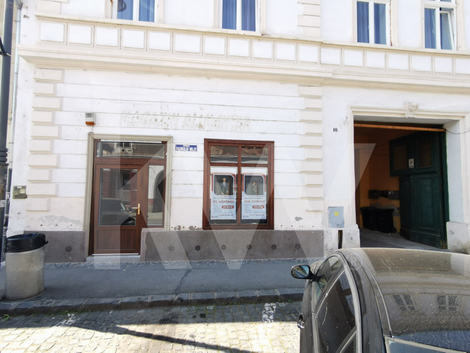 Spațiu comercial 85mp, stradal, ideal alimentatie publica, Centrul istoric-Sibiu