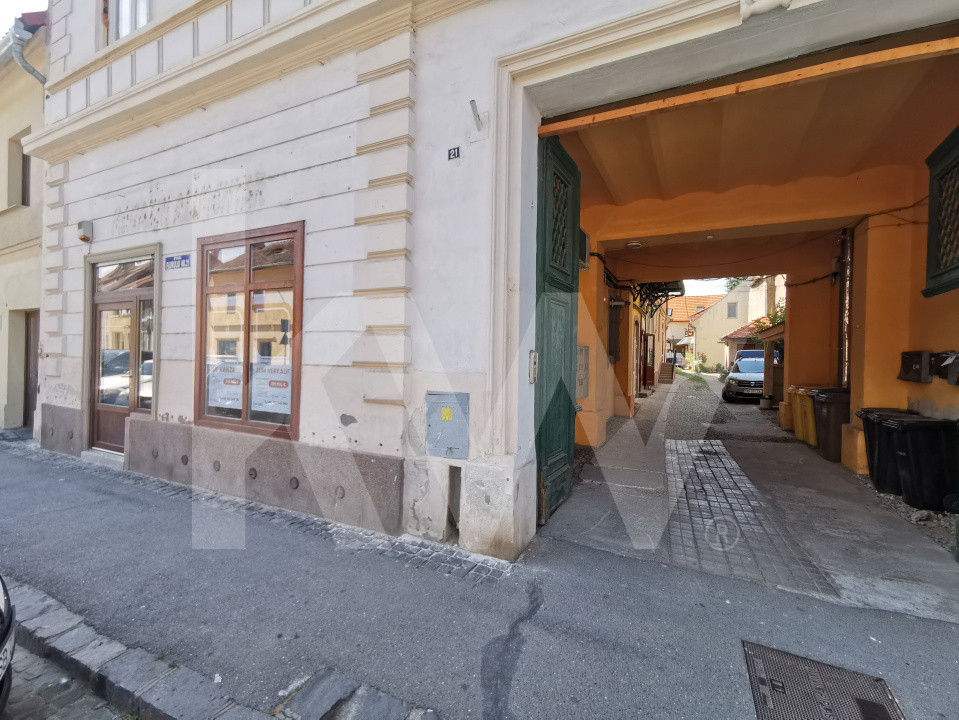 Spațiu comercial 85mp, stradal, ideal alimentatie publica, Centrul istoric-Sibiu