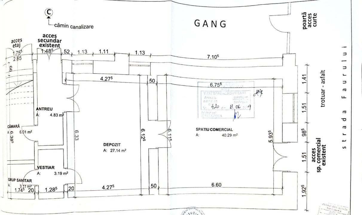 Spațiu comercial 85mp, stradal, birouri, sediu firma, centru istoric - Sibiu