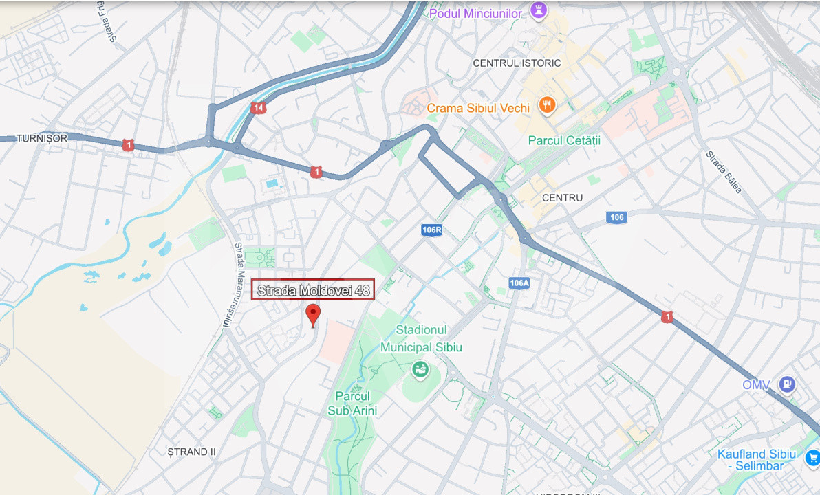 Casă pe un singur nivel cu 3 camere+pivniță. Pod și curte-Zona Sub Arini