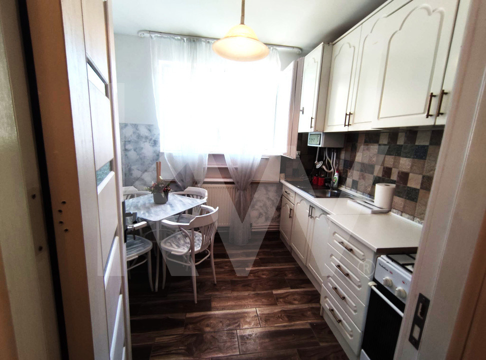 Apartament 2 camere de vânzare – Terezian, Sibiu | Renovat, mobilat, cu balcon