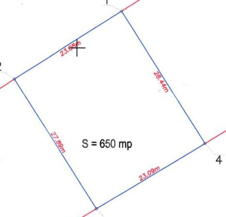 Teren intravilan de 650 mp de vânzare - cartierul Arhitecților
