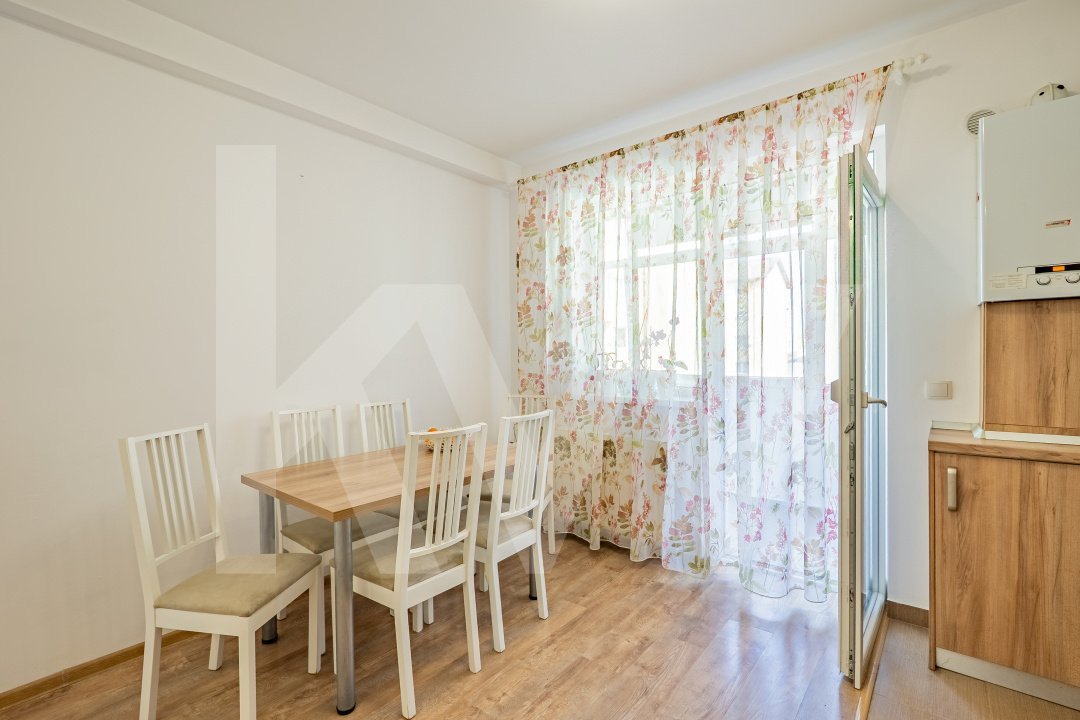 Apartament luminos cu 2 camere, etaj 1, parcare și loc de joacă privat