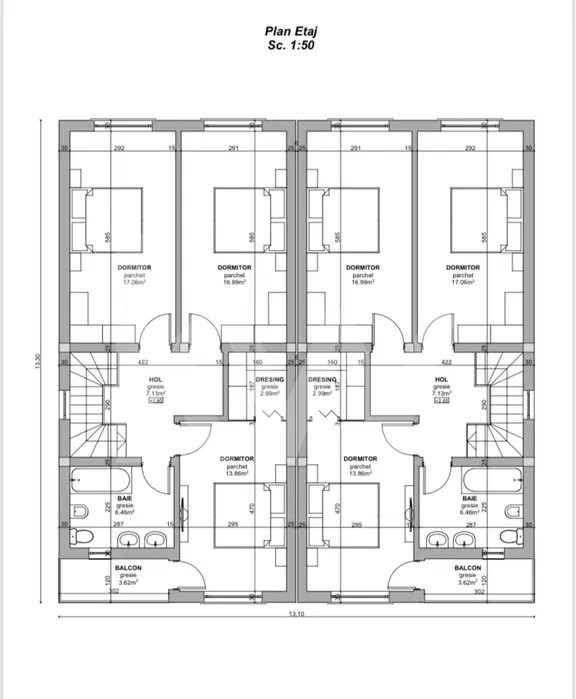 Duplex cu 4 camere, 180 mp teren liber - zona Brana, Şelimbăr