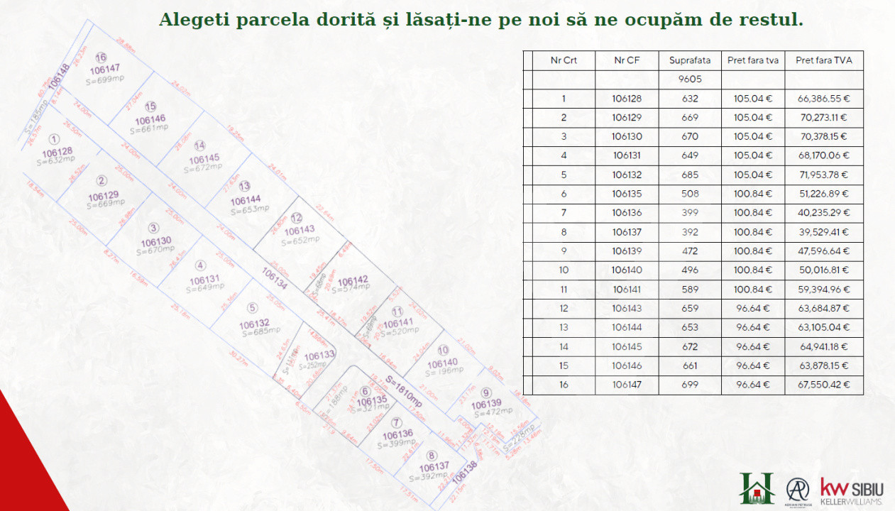 Harmony 1 - Parcela 8 - 392 mp - TU VISEZI, NOI CONSTRUIM!