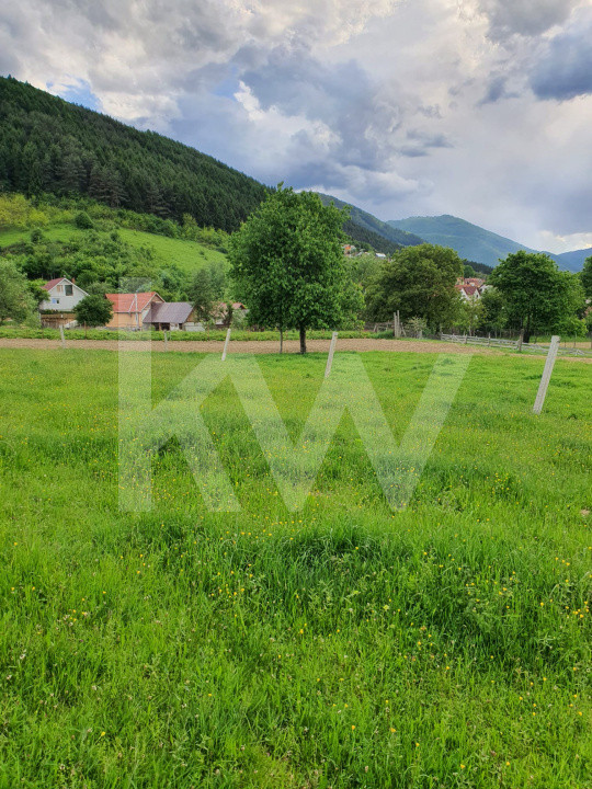Teren cu peisaj spectaculos în Gura Râului – munte, aer curat, libertate