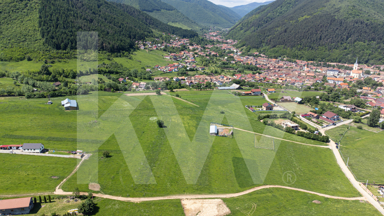 Teren cu peisaj spectaculos în Gura Râului – munte, aer curat, libertate
