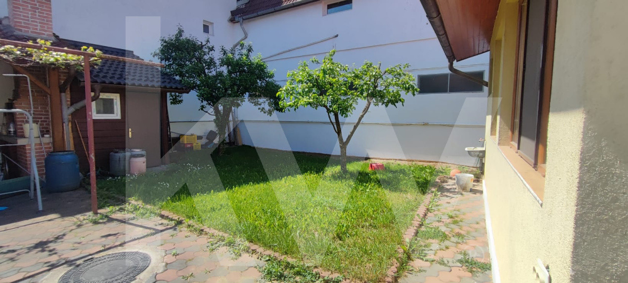 Casă de închiriat – 2 dormitoare, 100 mp utili + curte 220 mp, garaj, filigorie
