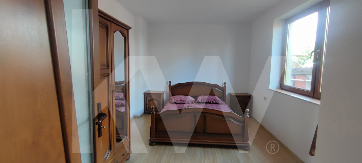 Casă de închiriat – 2 dormitoare, 100 mp utili + curte 220 mp, garaj, filigorie