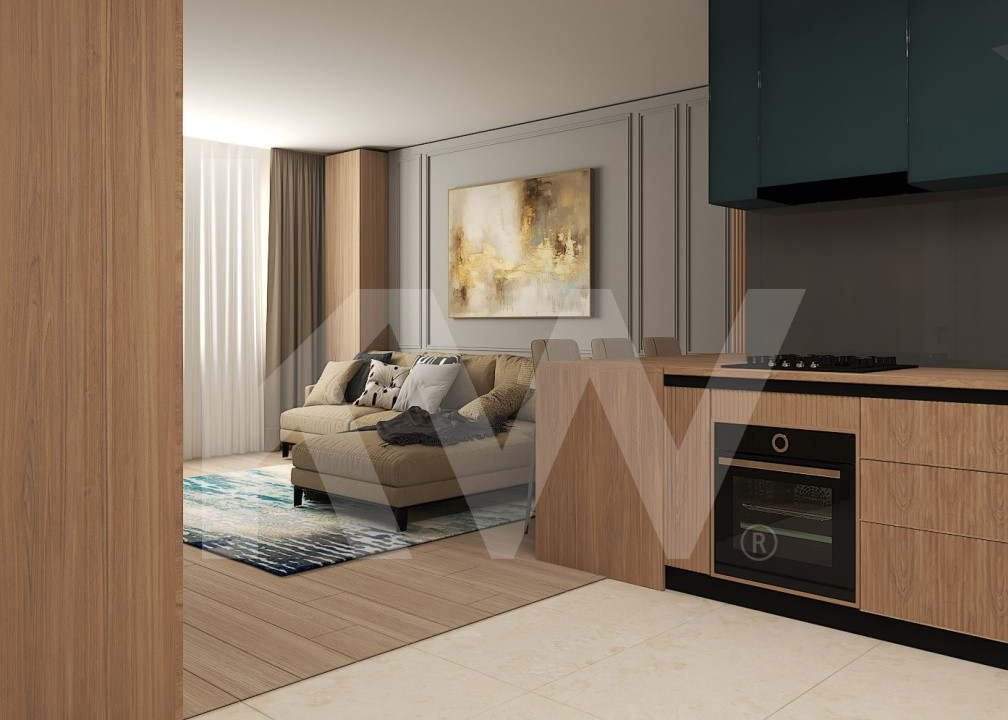 Apartament 2 camere 61,34 mp