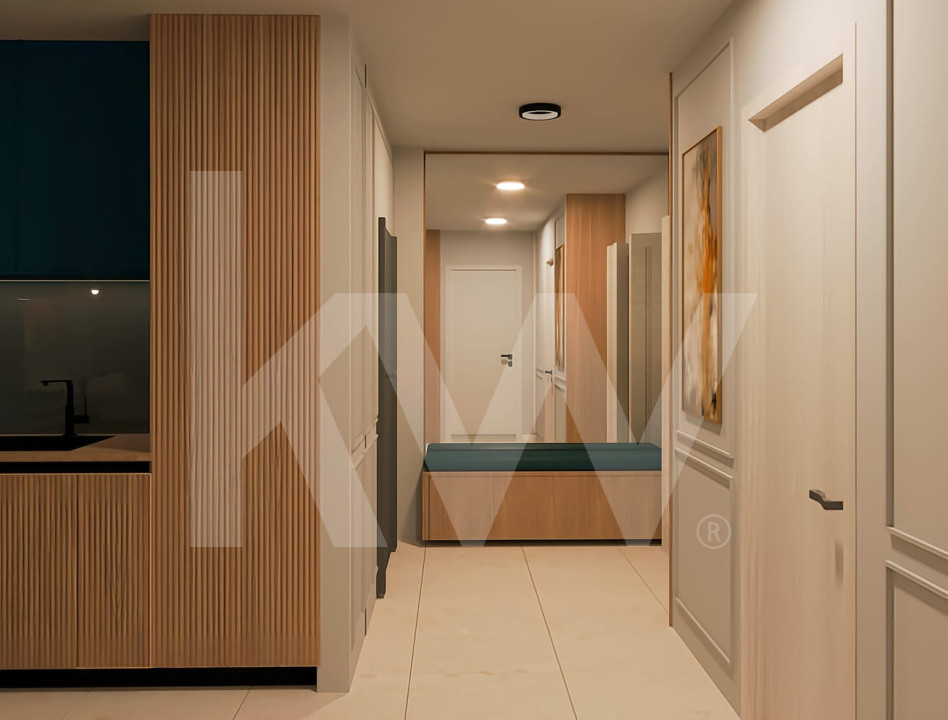 Apartament 2 camere 61,34 mp