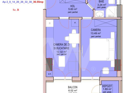Apartament 2 camere - zona Dedeman Sibiu