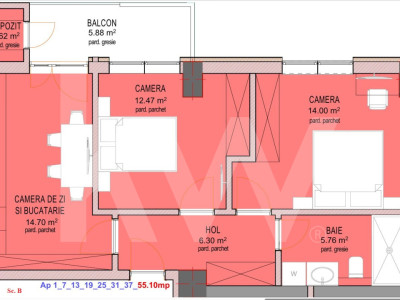 Apartament 3 camere - zona Dedeman Sibiu