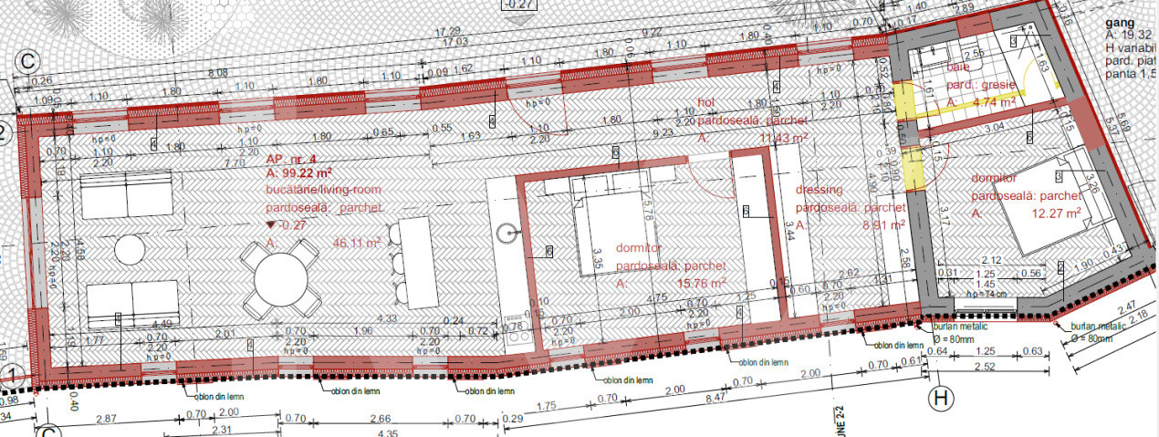 Apartament 3 camere | Parter | Curte | ULTRACENTRAL