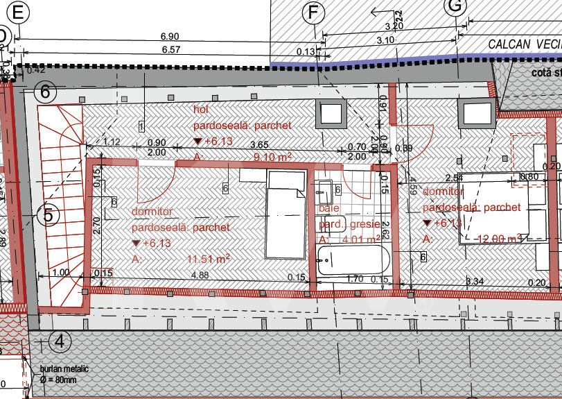 Apartament 3 camere | Etaj 1 + M | Curte | ULTRACENTRAL