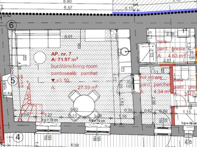 Apartament 3 camere | Etaj 1 + M | Curte | ULTRACENTRAL