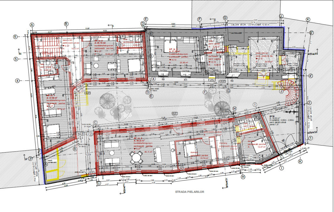 Apartament 2 camere | Et 1+ M | Curte si Terasa | ULTRACENTRAL