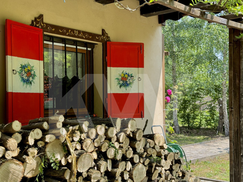 Cabana rustică de vis pe Valea Avrigului – un colț de rai în mijlocul naturii