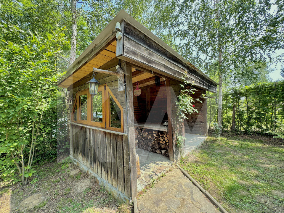 Cabana rustică de vis pe Valea Avrigului – un colț de rai în mijlocul naturii