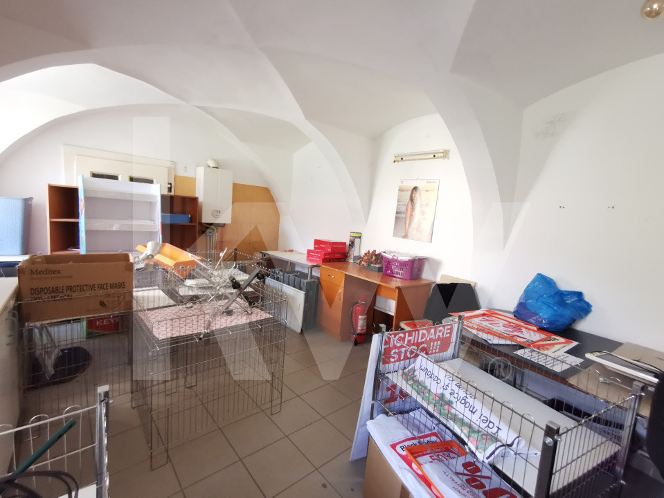Spațiu comercial, 181mp, Centru Istoric Sibiu, 2 intrări stradale, comision 0%