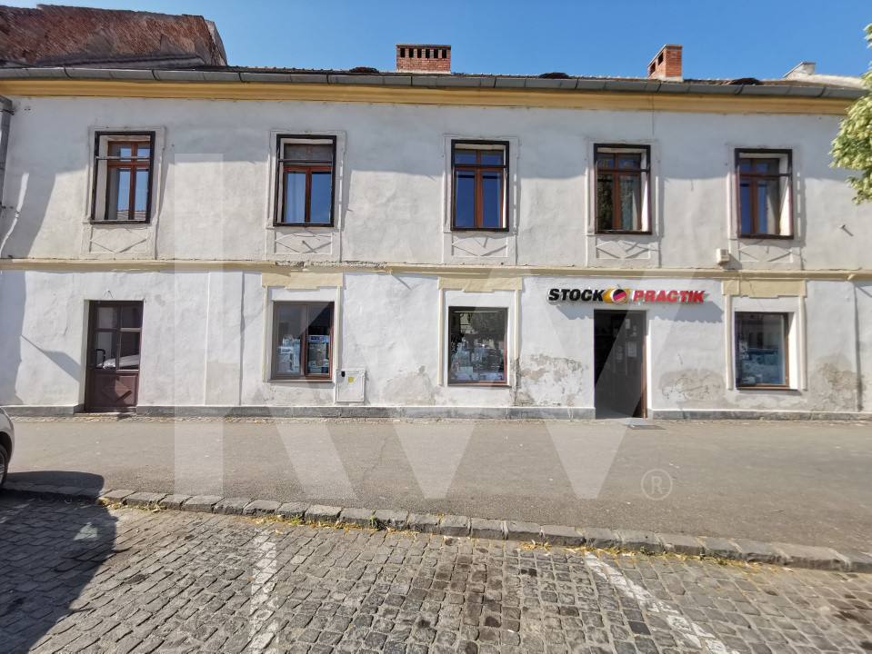 Spațiu comercial, 181mp, Centru Istoric Sibiu, 2 intrări stradale, comision 0%
