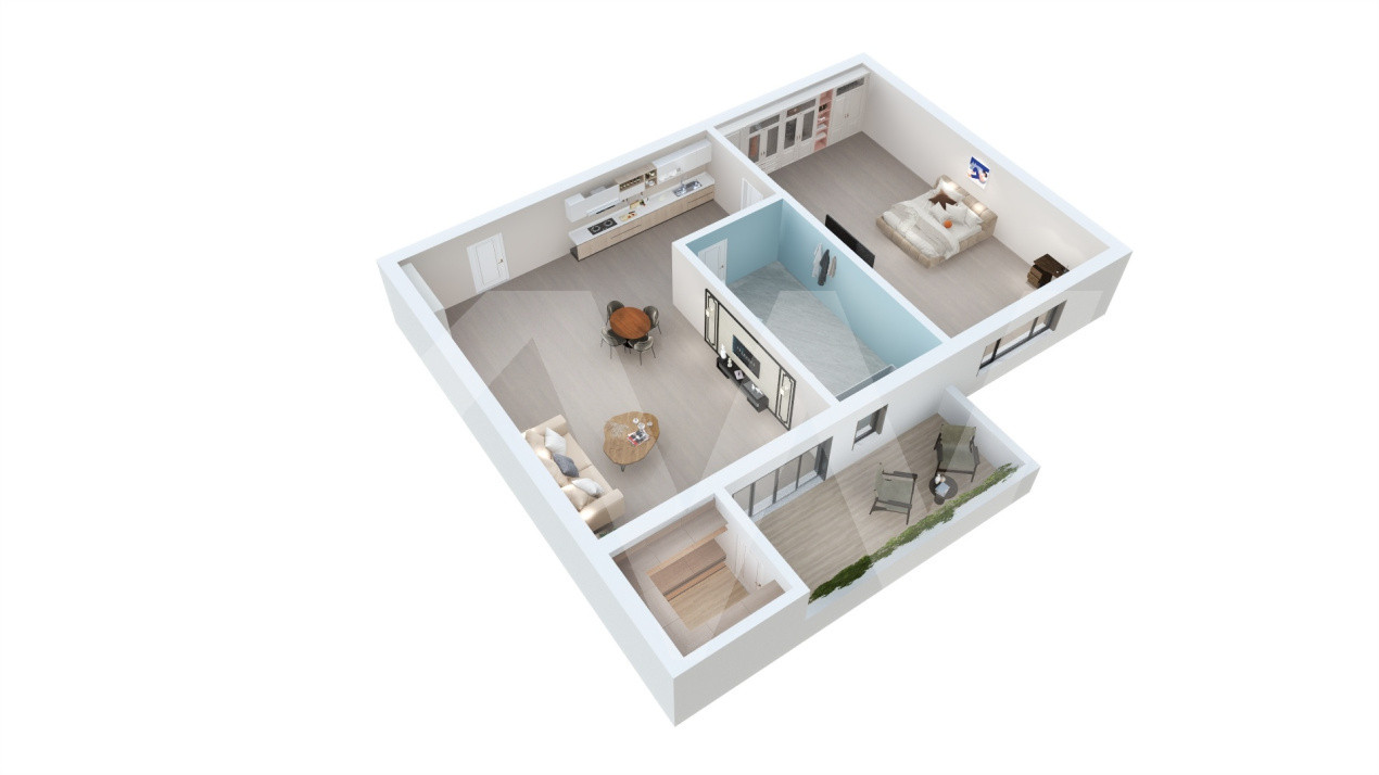 Apartament de vanzare in Sibiu - 2 camere - bloc nou, cu lift