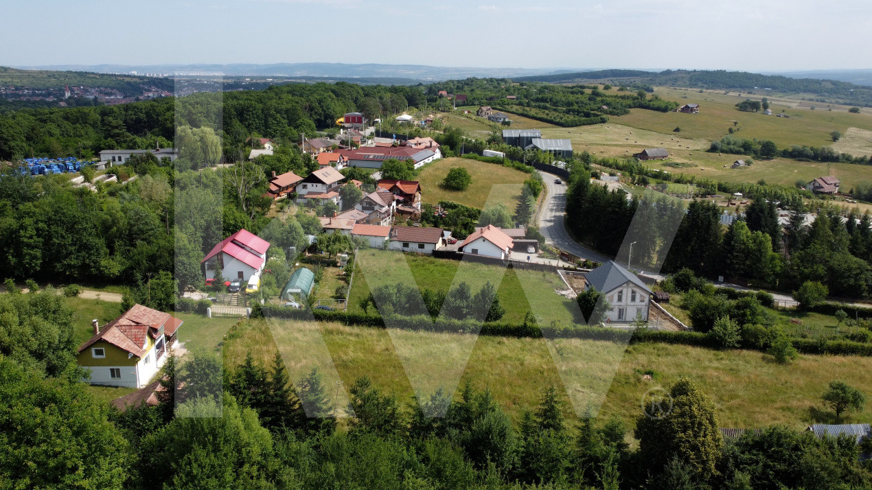 Teren intravilan 2000 mp - Tocile, vedere panoramică spre munte și pădure