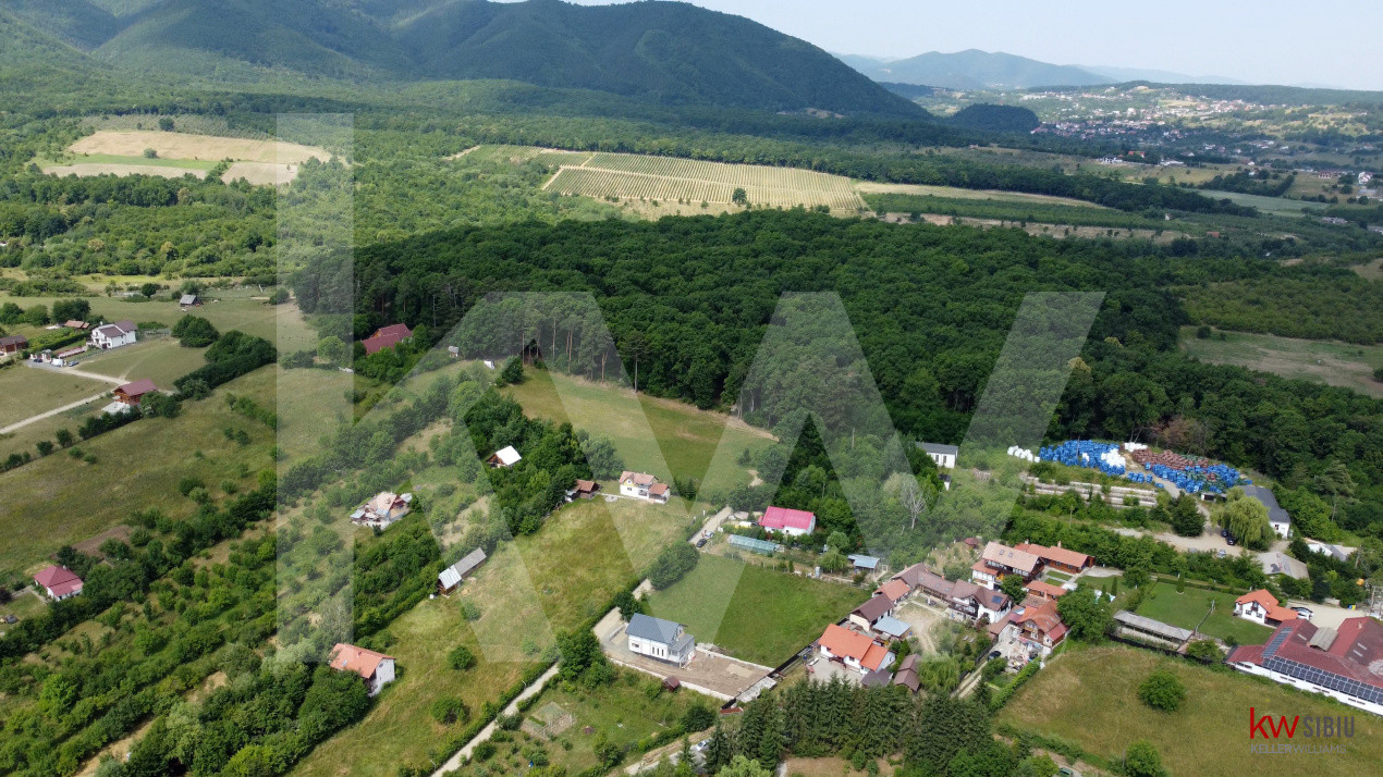 Teren intravilan 2000 mp - Tocile, vedere panoramică spre munte și pădure