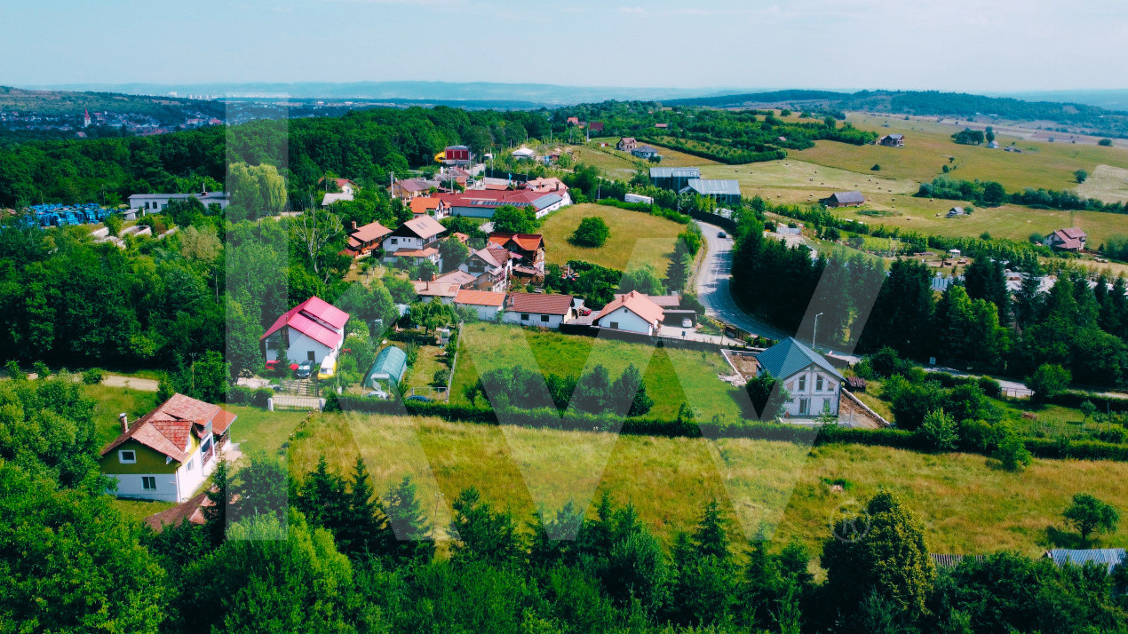 Teren intravilan 2000 mp - Tocile, vedere panoramică spre munte și pădure