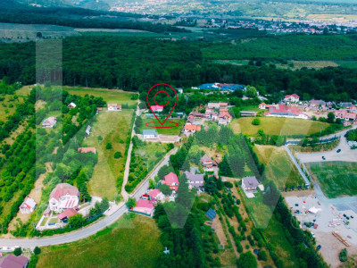 Teren intravilan 2000 mp - Tocile, vedere panoramică spre munte și pădure