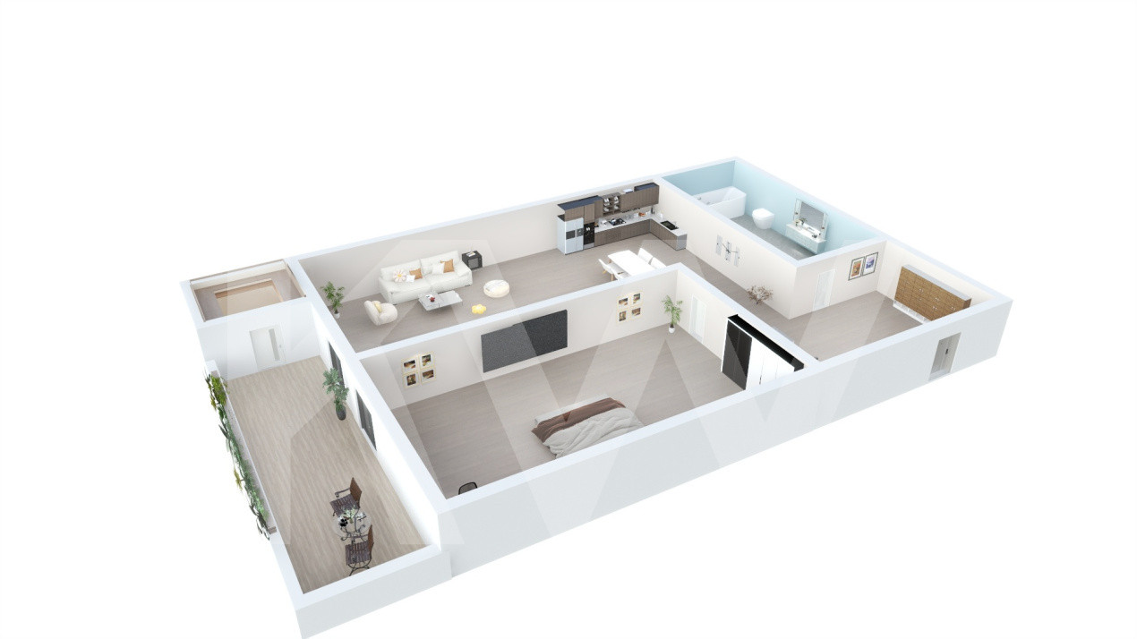 Apartament de vanzare in Sibiu - 2 camere - bloc nou, cu lift