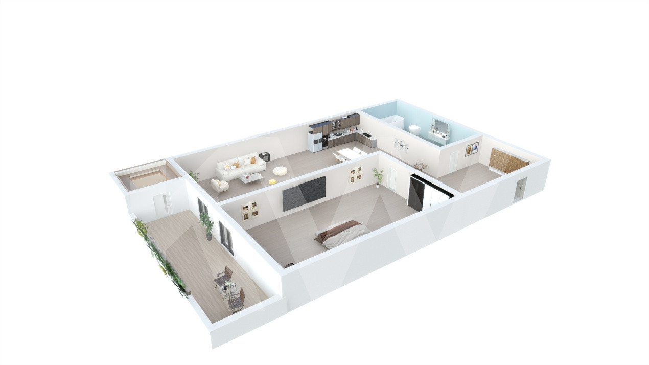 Apartament de vanzare in Sibiu - 2 camere - bloc nou, cu lift