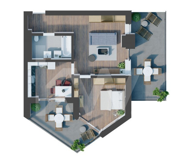 Apartament finisat la cheie în Evolution Apartments | bloc finalizat | Sibiu | 