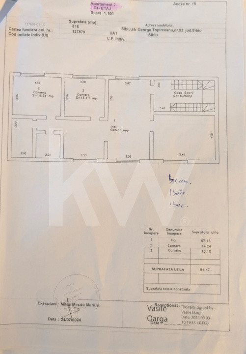 Apartament la casa zona Turnisor!