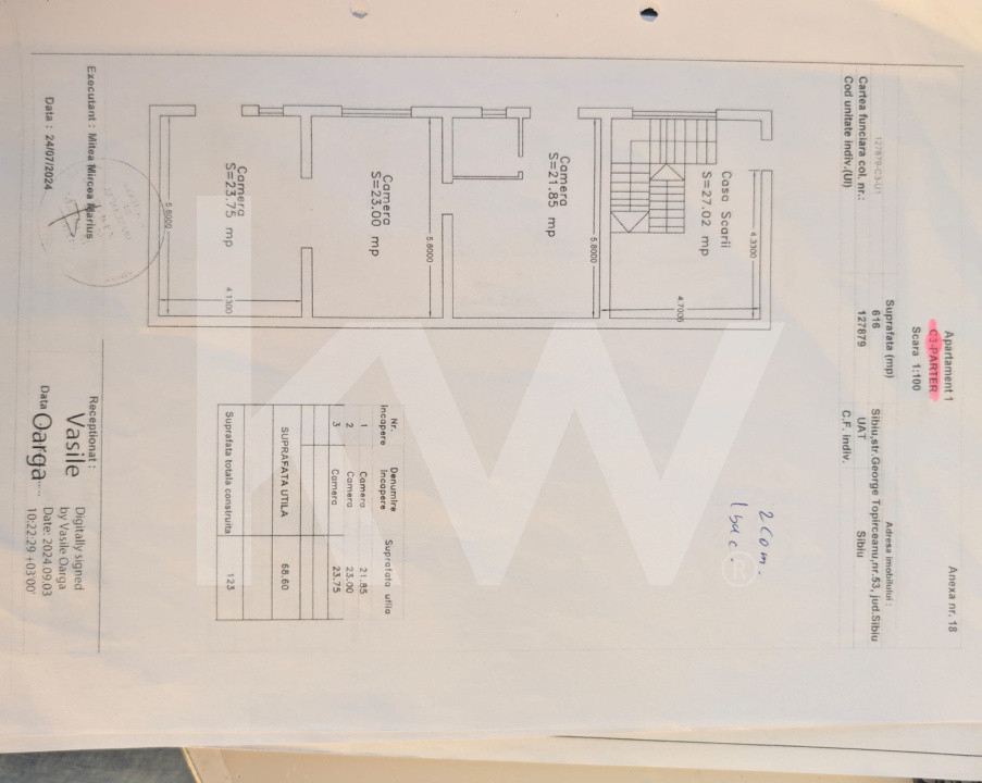 Apartament la casa zona Turnisor!