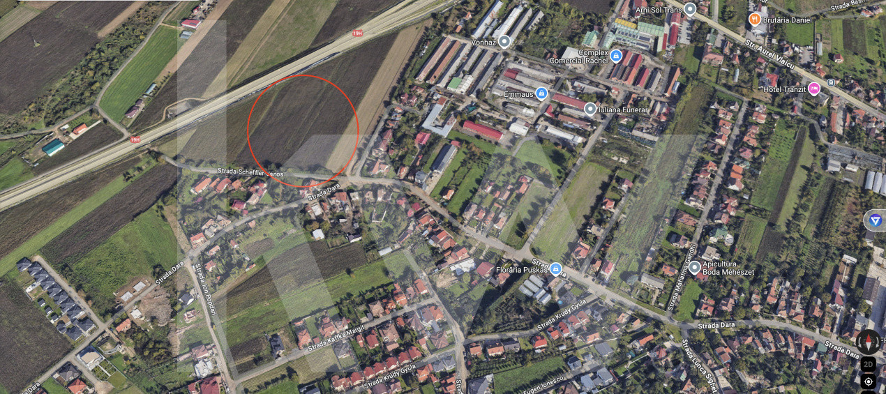 Teren de investiție Extravilan, Str. Scheffler Janos(zona strada Dara) SM 440124