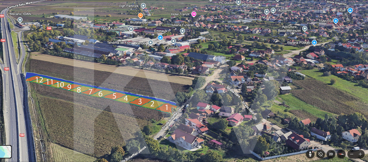 Teren de investiție Extravilan, Str. Scheffler Janos(zona strada Dara) SM 440124