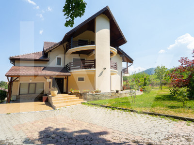 Vila exclusivista cu piscina si panorama de vis Cisnadioara