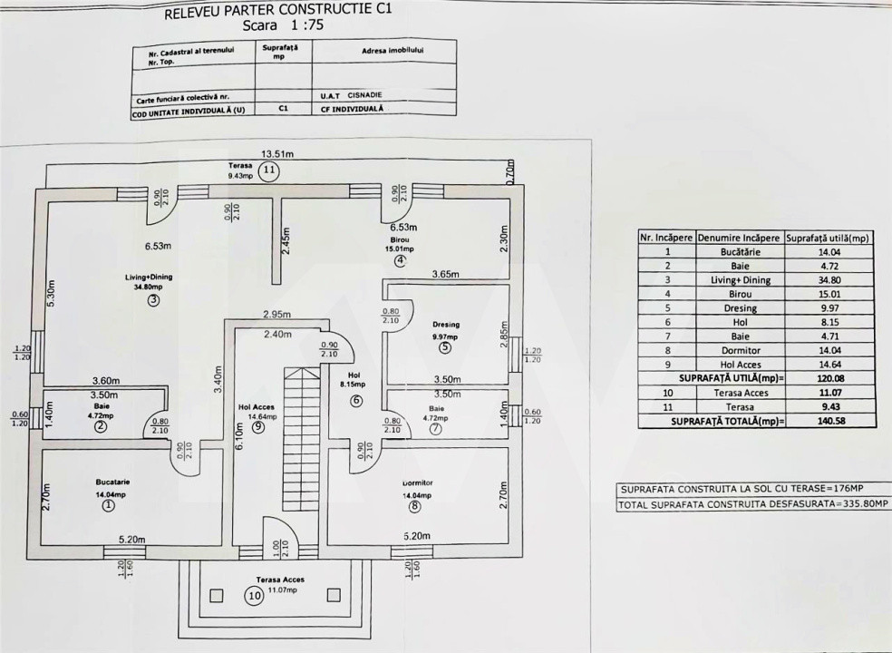 Casă mare cu teren generos – perfect compartimentată pentru 4 apartamente