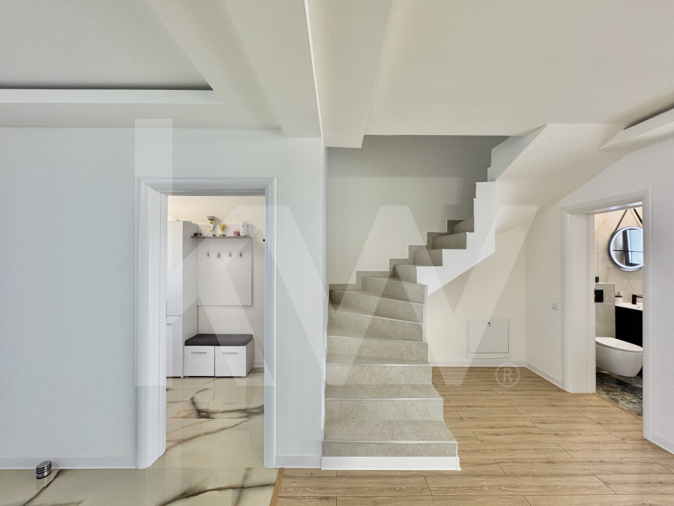 Casă tip duplex cu 4 camere | Teren 200 mp | Cristian – Sibiu