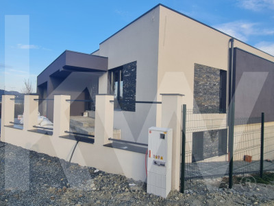 Casă Individuală Modernă–Teren 490 mp. SU 201 mp + Terasă 41 mp. Șelimbăr-Sibiu