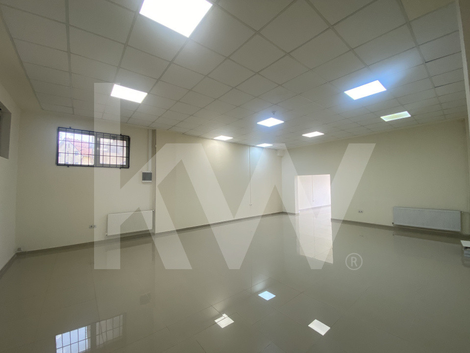 Spatiu comercial de inchiriat 132mp stradal 2 camere Turnisor Sibiu