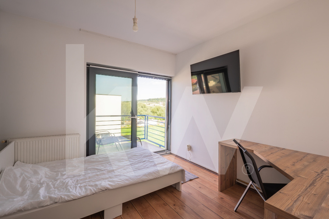 Apartament spațios 3 camere, zonă liniștită, vedere pădure, 0% comision