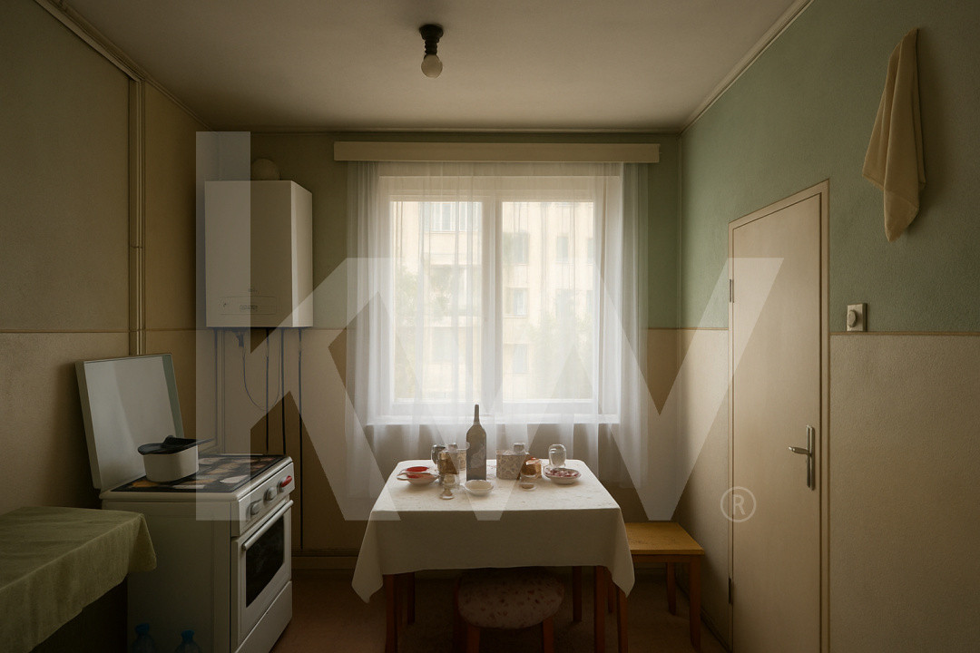 Apartament 2 camere balcon etaj 3 zona Mihai Viteazu Sibiu 43,6mpu